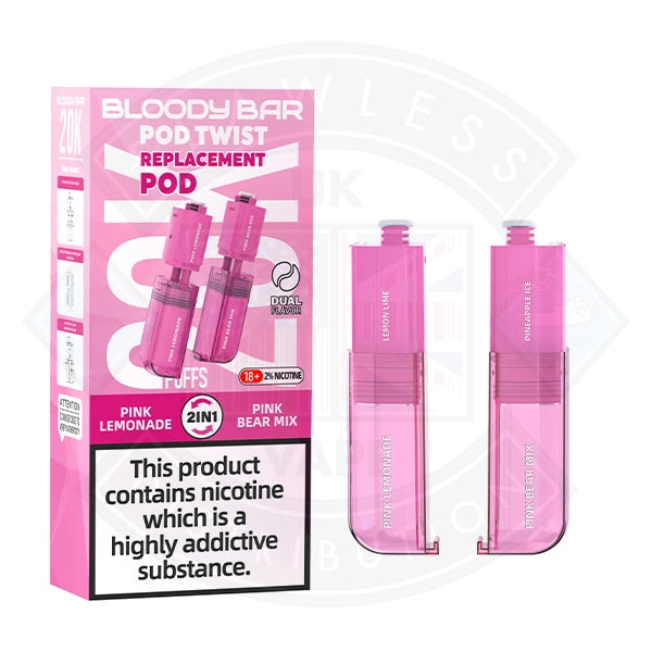 Bloody Bar Pod Twist 20K Prefilled Pods + Refill Containers