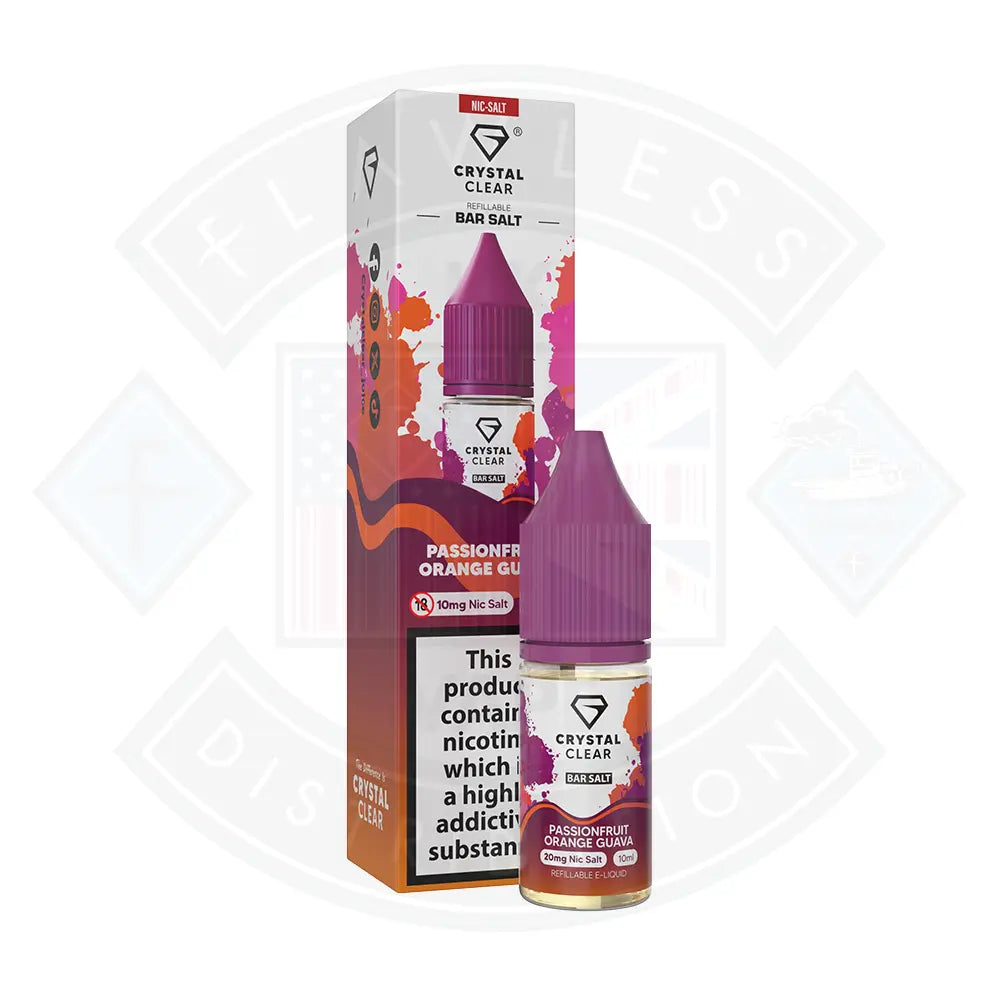 Crystal Clear Bar (10mg) Nic Salts 10ml