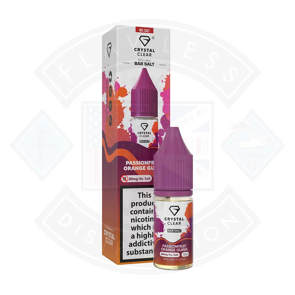 Crystal Clear Bar (20mg) Nic Salts 10ml