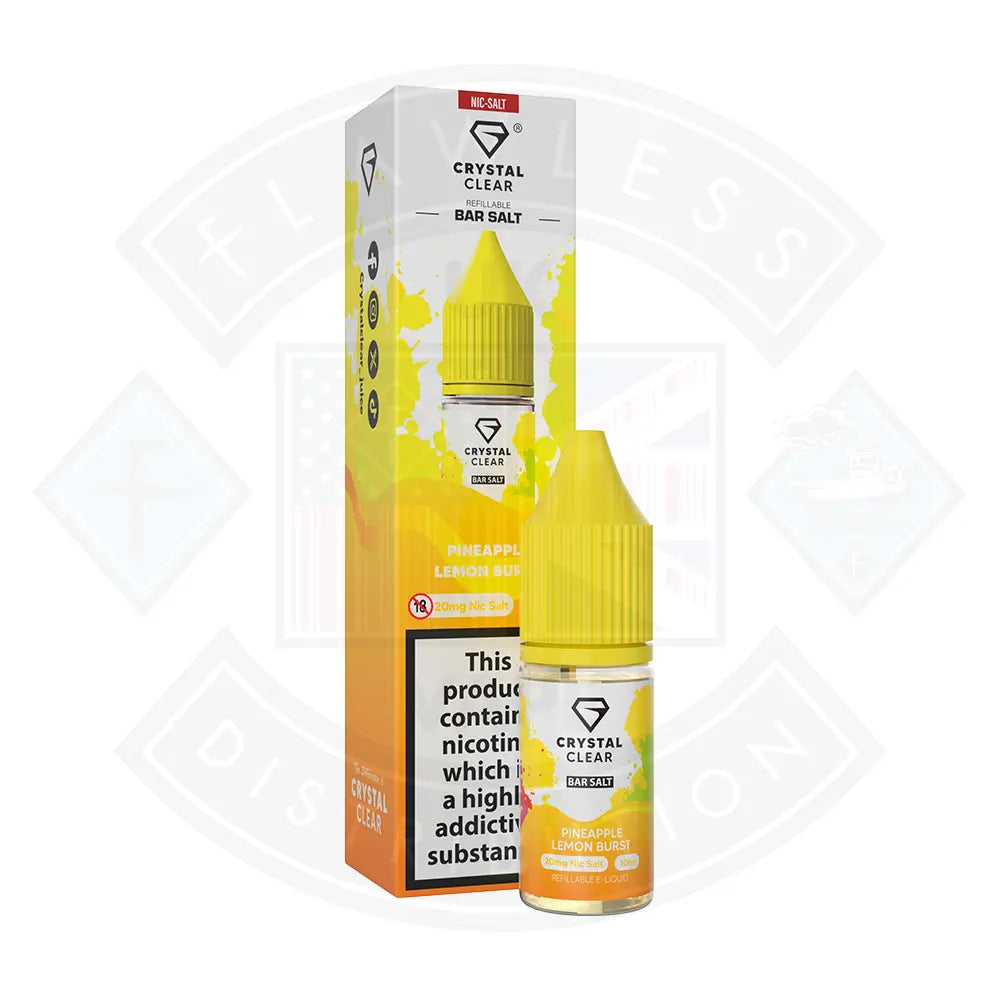 Crystal Clear Bar (20mg) Nic Salts 10ml