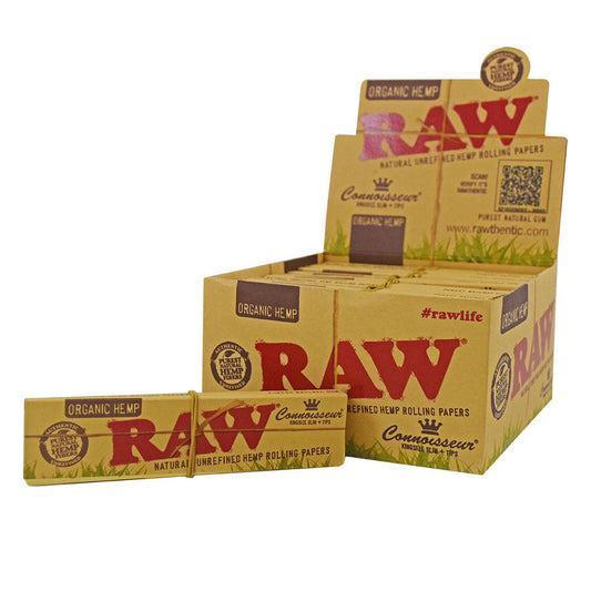 RAW Organic Hemp King Size Slim + Tips