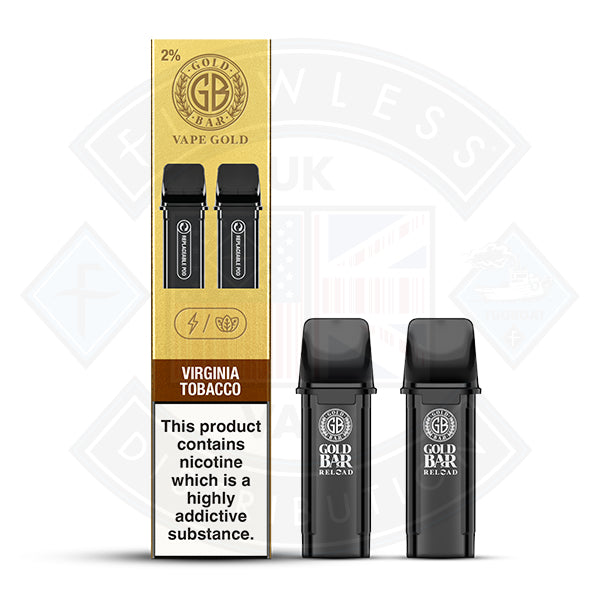 Gold Bar Reload Prefilled Pods 2packs