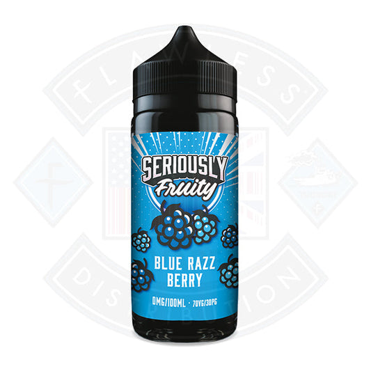 Doozy Vape Seriously Fruity Blue Razz Berry 0mg 100ml Shortfill