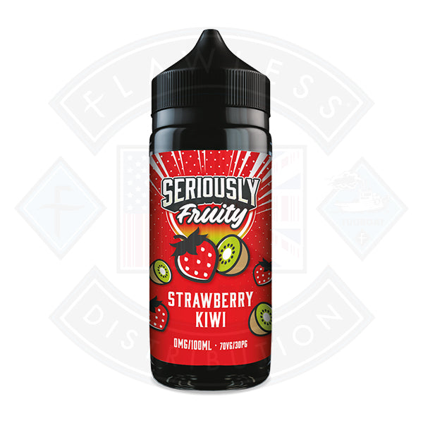Doozy Vape Seriously Fruity Strawberry Kiwi 0mg 100ml Shortfill