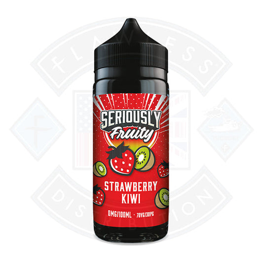 Doozy Vape Seriously Fruity Strawberry Kiwi 0mg 100ml Shortfill