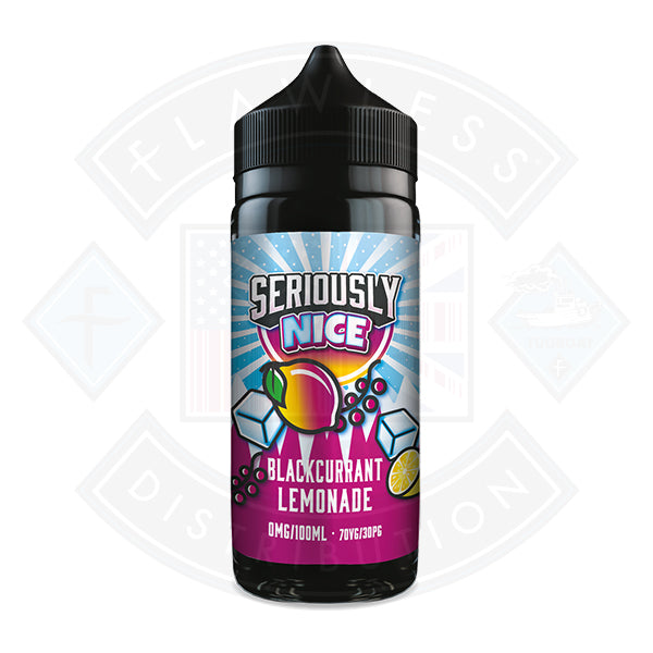 Doozy Vape Seriously Nice Blackcurrant Lemonade 0mg 100ml Shortfill