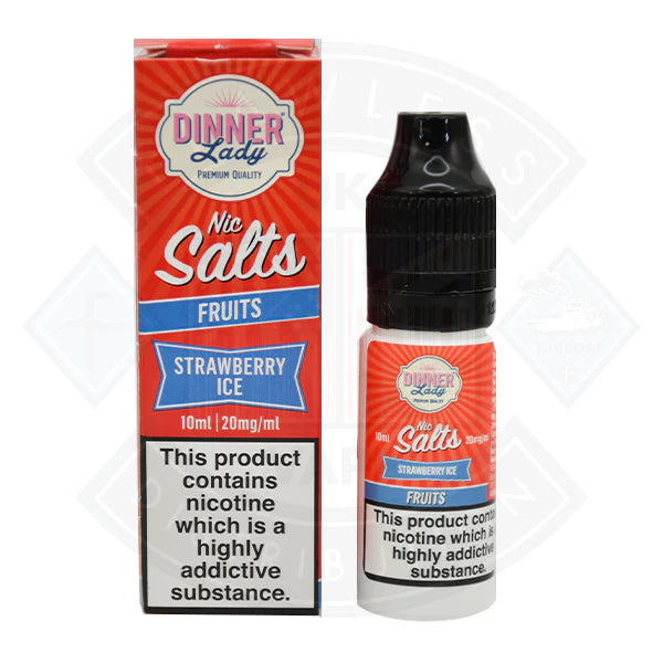 Dinner Lady Nic Salt Fruits Strawberry Ice 10ml