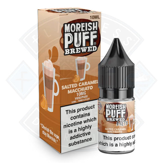 Moreish Puff Brewed Nic Salt Salted Caramel Macchiato 10ml