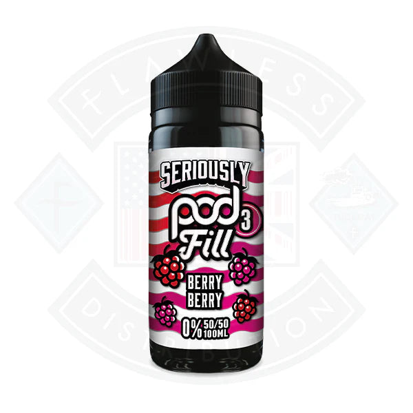 Doozy Vape Seriously Pod Fill 3 50/50 0mg 100ml Shortfill