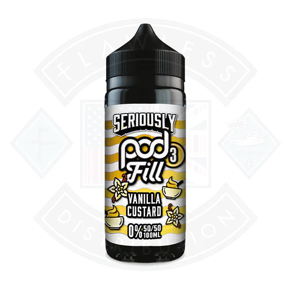 Doozy Vape Seriously Pod Fill 3 50/50 0mg 100ml Shortfill