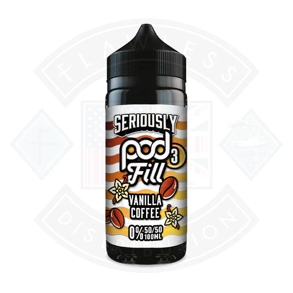 Doozy Vape Seriously Pod Fill 3 50/50 0mg 100ml Shortfill