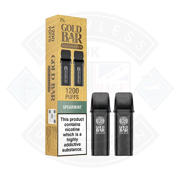 Gold Bar Reload Prefilled Pods 2packs