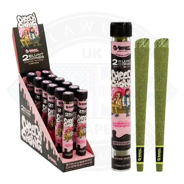 G-ROLLZ - Terpene Blunt Cones - 12 Tubes Per Box - 2 Cones Per Tube