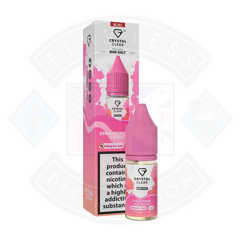 Crystal Clear Bar (20mg) Nic Salts 10ml