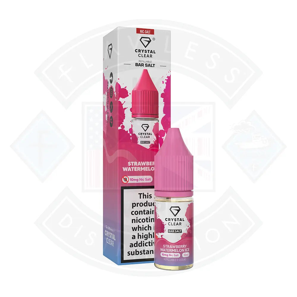 Crystal Clear Bar (10mg) Nic Salts 10ml