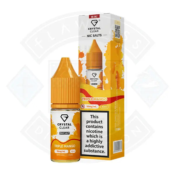 Crystal Clear Bar (10mg) Nic Salts 10ml