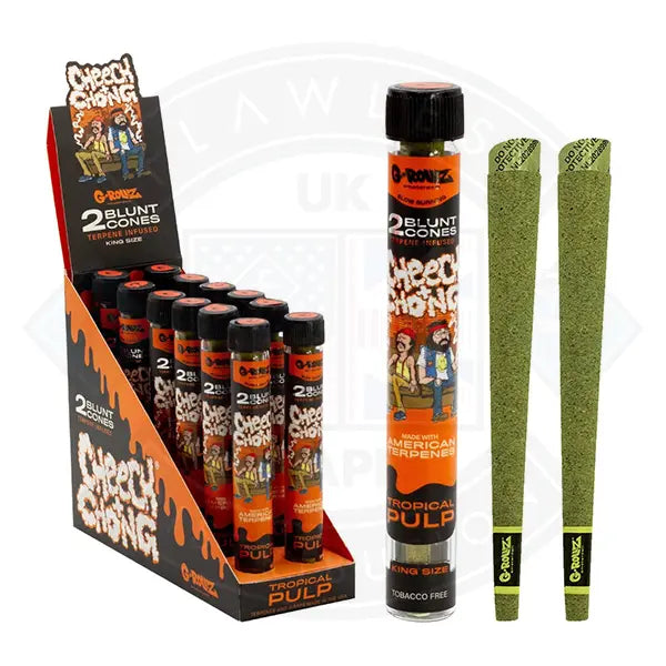 G-ROLLZ - Terpene Blunt Cones - 12 Tubes Per Box - 2 Cones Per Tube