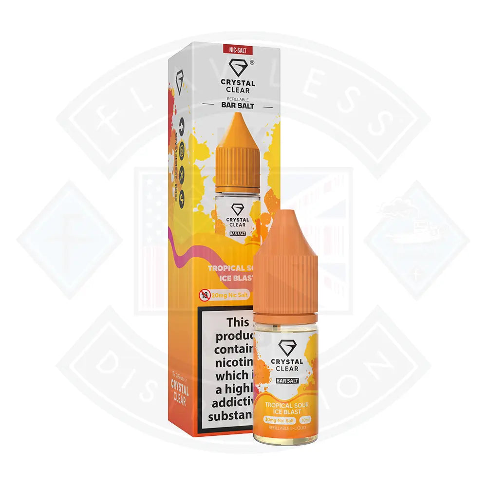 Crystal Clear Bar (20mg) Nic Salts 10ml