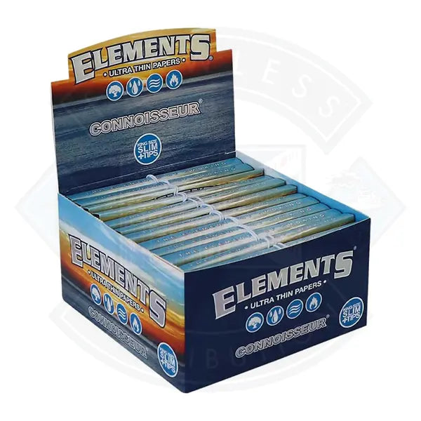 ELEMENTS Connoisseur King Size Slim Papers + Tips (24 PACK)