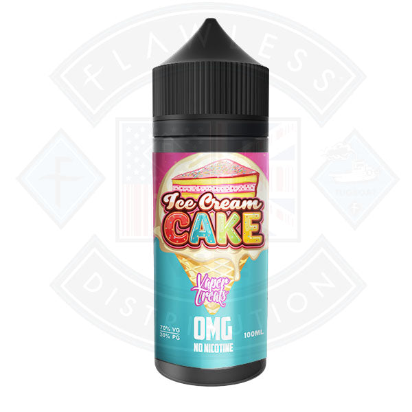 Vaper Treats - Ice Cream Cake 0mg 100ml Shortfill