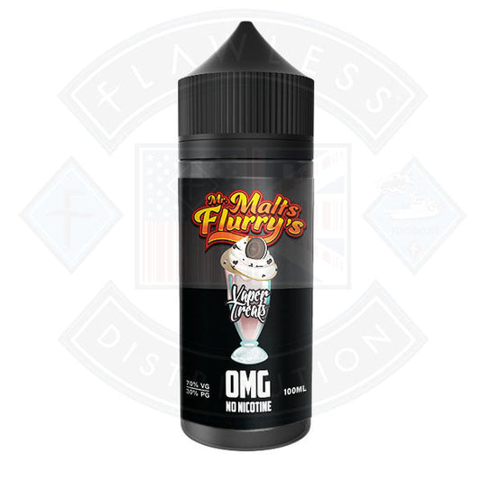 Vaper Treats - Mr Malts Flurry's 0mg 100ml Shortfill