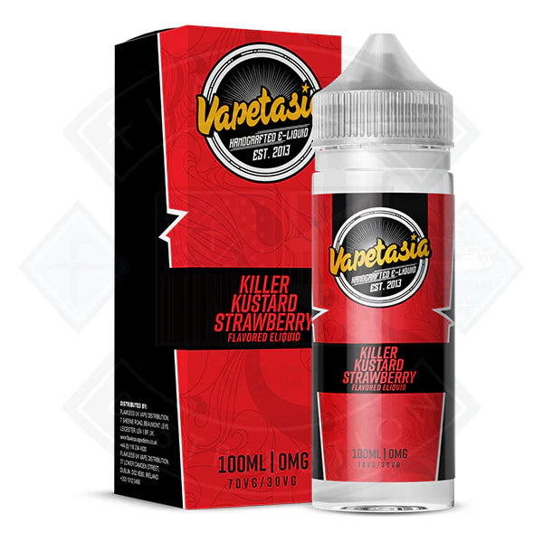 Vapetasia - Killer Kustard Strawberry 100ml 0mg