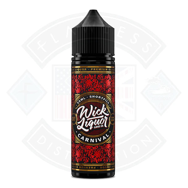 Wick Liquor Carnival 0mg 50ml Shortfill E-liquid