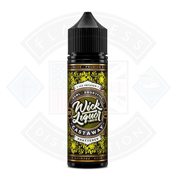 Wick Liquor Castaway Shattered 0mg 50ml Shortfill E-liquid