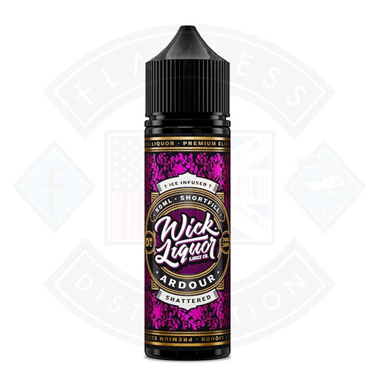 Wick Liquor Ardour Shattered 0mg 50ml Shortfill E-liquid