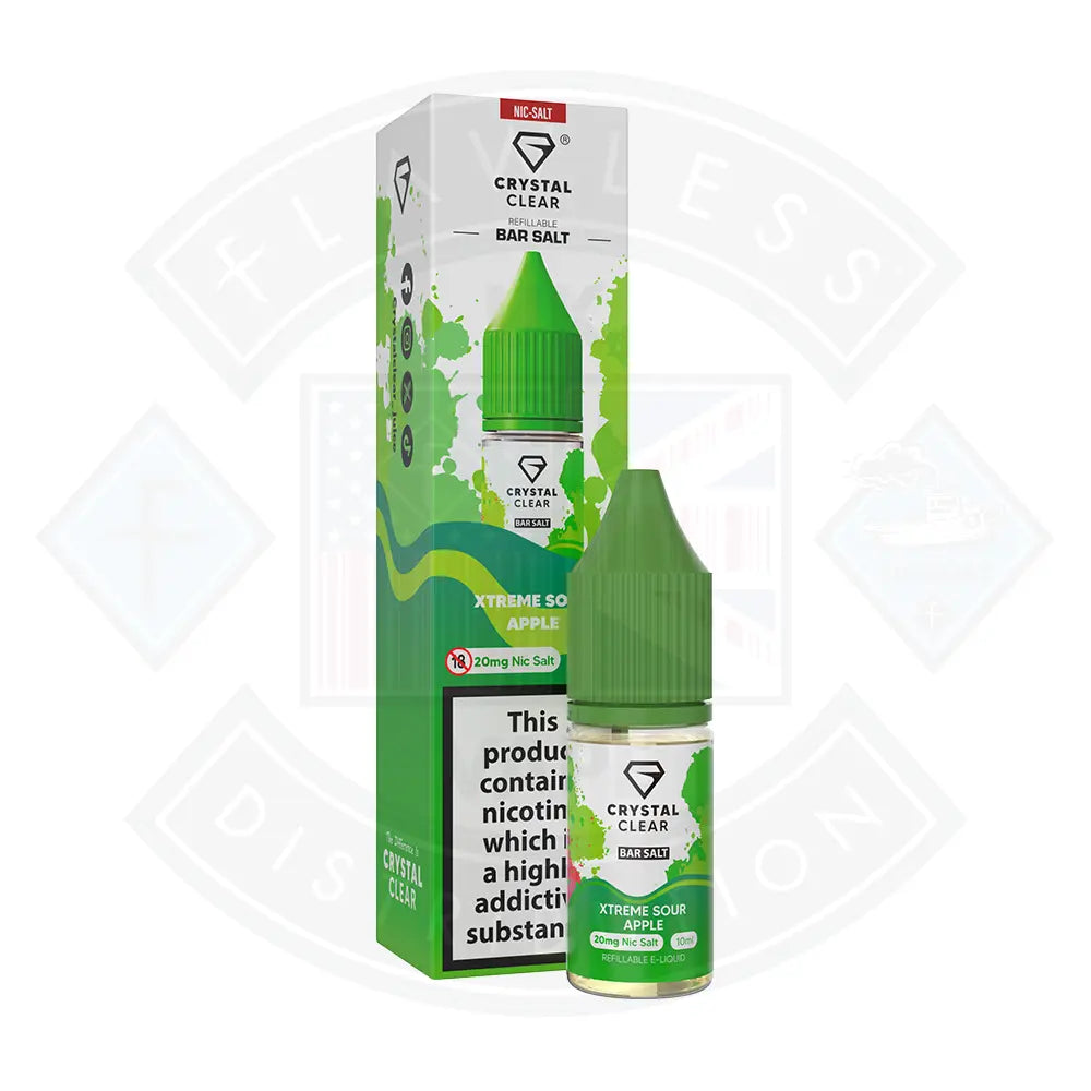 Crystal Clear Bar (20mg) Nic Salts 10ml