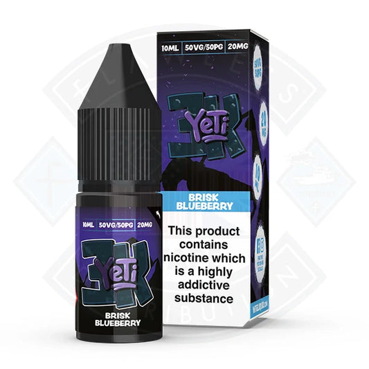 Yeti 3k Bar Salt- Brisk Blueberry 10ml E Liquid