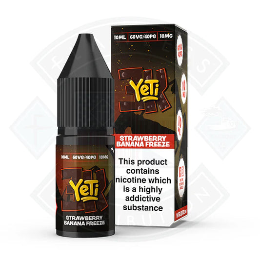 Yeti 3k Bar Salt-Strawberry Banana Freeze 10ml E Liquid