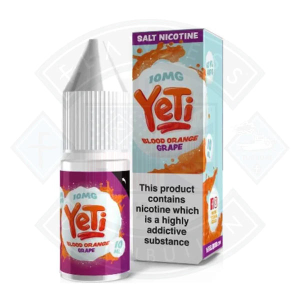 Yeti Salt - Blood Orange Grape  10ml E Liquid