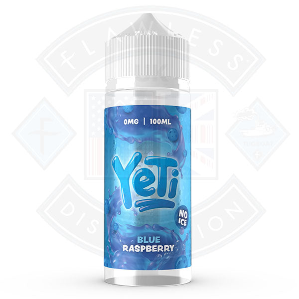 Yeti Defrosted - Blue Raspberry No Ice 100ml 0mg Shortfill E-Liquid