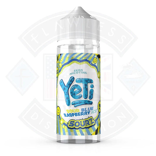 Yeti Sourz Blue Raspberry Ice 0mg 100ml Shortfill E-Liquid