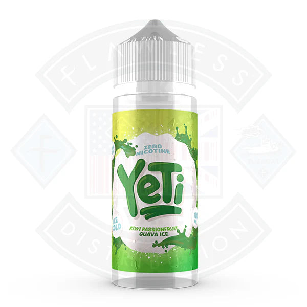 Yeti Ice Cold Kiwi Passionfruit Guava 0mg 100ml Shortfill E-Liquid