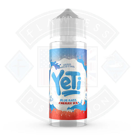 Yeti Ice Cold Blue Razz Cherry 0mg 100ml Shortfill E-Liquid