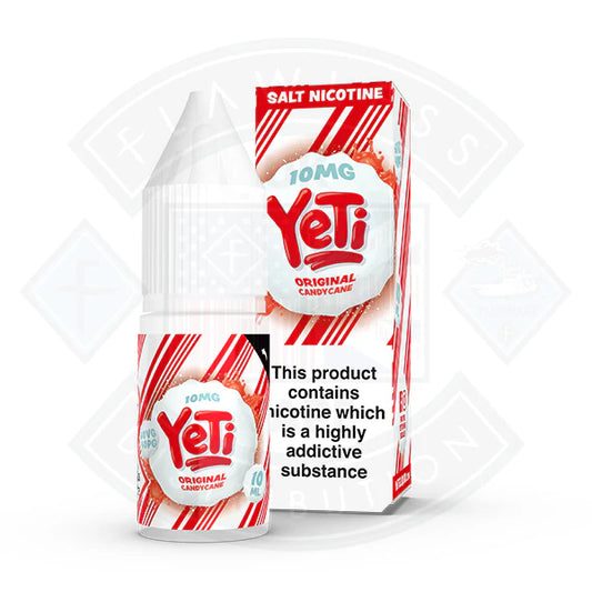 Yeti Salt - Original Candy Cane 10ml E Liquid