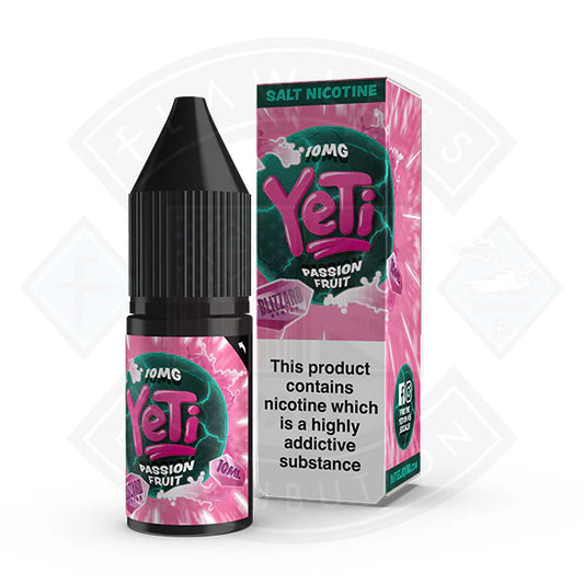 Yeti Salt - Blizzard Passion Fruit 10ml E Liquid