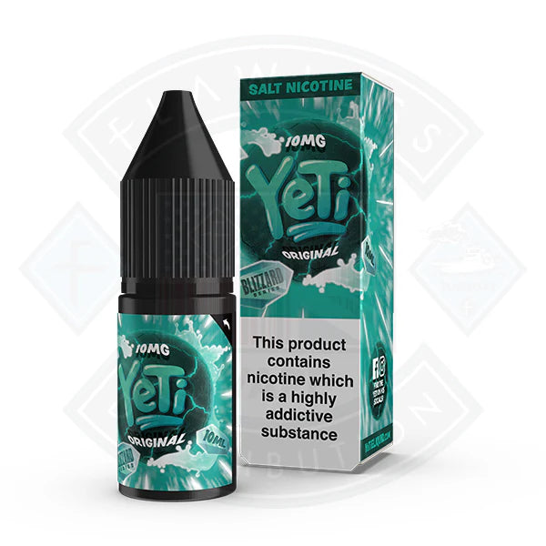 Yeti Salt - Blizzard Original 10ml E Liquid