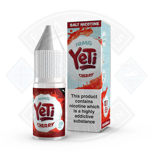 Yeti Salt - Cherry 10ml E Liquid