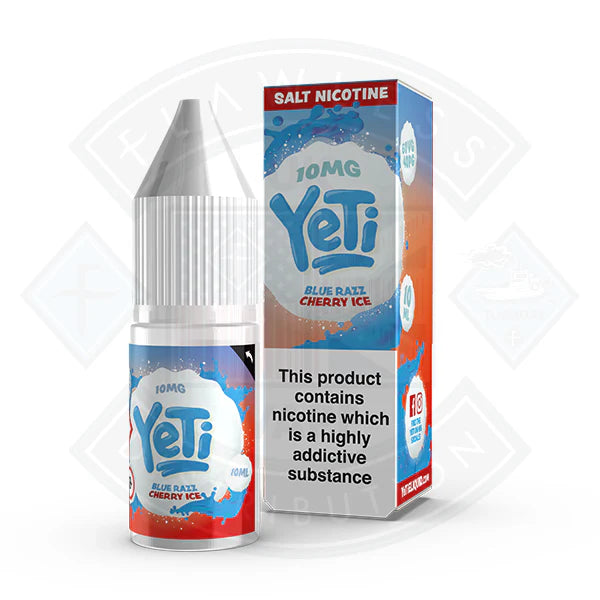 Yeti Salt - Blue Razz Cherry ICE 10ml E Liquid