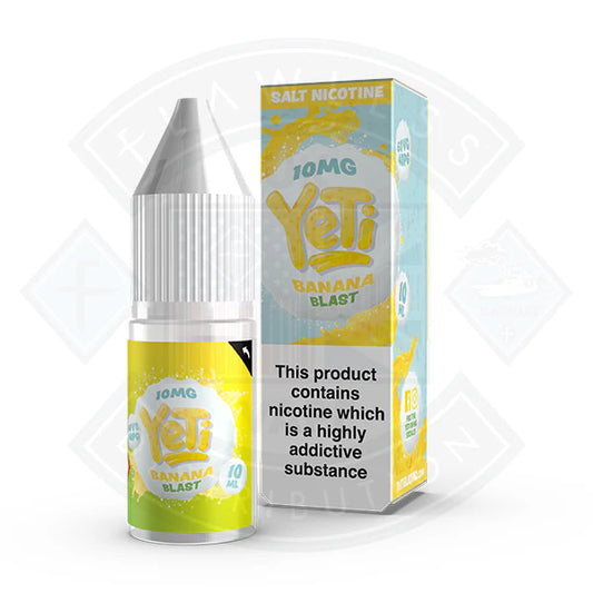 Yeti Salt - Banana Blast 10ml E Liquid