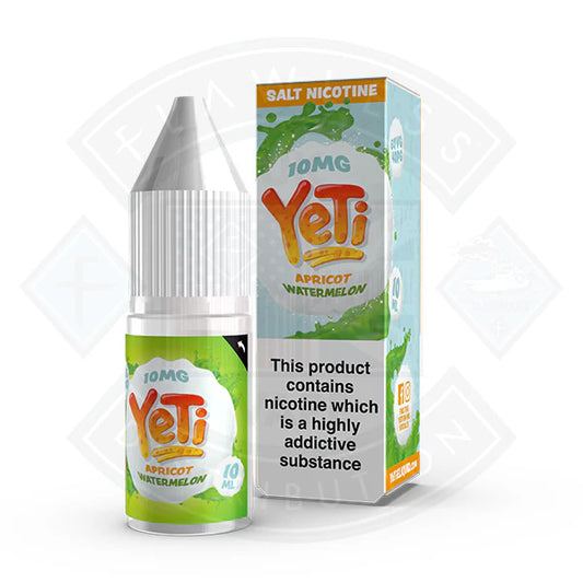 Yeti Salt - Apricot Watermelon 10ml E Liquid