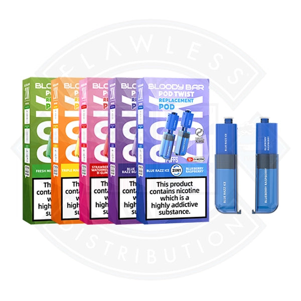 Bloody Bar Pod Twist 20K Prefilled Pods + Refill Containers