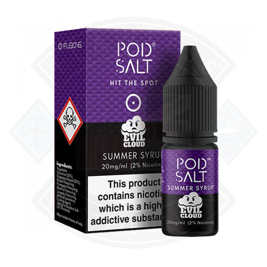 Pod Salt Evil Cloud Summer Syrup Fusion Series 20mg 10ml E-Liquid