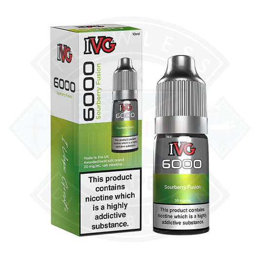 IVG 6000 Bar - Sourberry Fusion  10ml