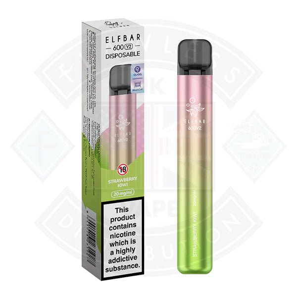 Elf Bar V2 600 Disposable Vape 20mg