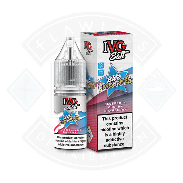 IVG Salt Bar Favourites Blueberry Cherry Cranberry 10ml