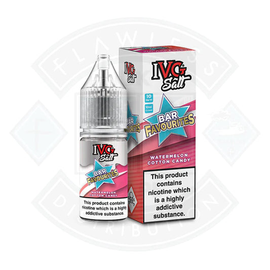 IVG Salt Bar Favourites Watermelon Cotton Candy 10ml